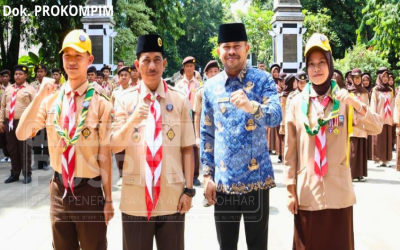 Kontingen Purwakarta Resmi Dilepas! Pramuka MA Al-Muthohhar Siap Warnai Kemah Harmoni Beragama Jawa Barat 2025