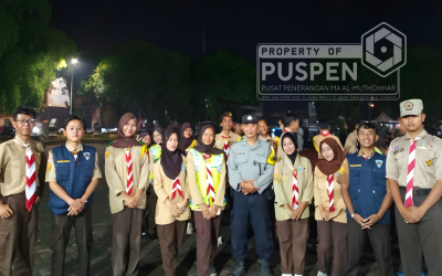 Di Balik Ramainya Nataru, Pramuka MA Al-Muthohhar Turut Menjaga Ketertiban Hingga Malam Pergantian Tahun